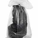 Wowfit 5 CT 45x65 inches Extra Large Clear Plastic Bags Perfect for Car Seat, Luggage, Suitcase, Stroller, Chair, Kids Bike and Attic Storage (3 Mil Flat Bags)