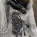 Front Grill Compatible With Toyota Tacoma 2001 2002 2003 2004 Matte Black Front Bumper Grille With Accessories/Letters/Amber Light Up