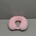 Sexysamba Cartoon Headrest & Neck Pillow for Kids Boys & Girls, Teens, Travel Accessories for Airplane, Car, Recline, Memory Foam Cute Travel Pillow with Sleep Eye Mask - Pink Unicorn