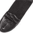 Fender Strap (Black With White Logo)