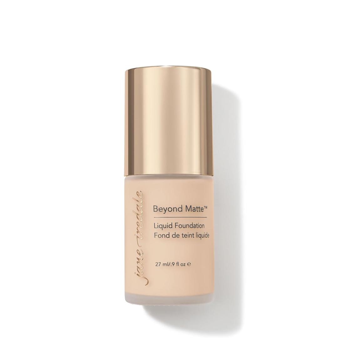 jane iredale Beyond Matte 3-in-1 Liquid Foundation Lightweight, Buildable Coverage with a Semi Matte Finish Vegan, Clean & Cruelty-Free Makeup (M2)