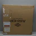 AIRHOP 0.56in Thick 24 Sq Ft Exercise Equipment Mats, 6 Tiles Upgraded Rubber Top with High Density EVA Foam, Large Interlocking Puzzle Gym Flooring for Home Gym, Heavy Weight Workout, 24 x 24in (Black/Purple)