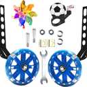 Adjustable Training Wheels for Bike Fits 12/14/16/18/20 Inch Bikes Bicycle Training Wheels for Stabilizer Training, 1 Pair.(blue)