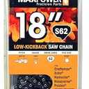 Replacement Chains for 18 Inch Craftsman, Echo, Homelite, Poulan and other saws S62