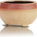 Fireproof Burning Bowl with Handle Handmade Natural Clay Smudge Pot, Ceramic Fire Safe Bowl for Meditation Ceremonial,Sage Cleanse, Incense, Intention Paper