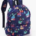 Zicac Toddler Backpack Cute Canvas Preschool Backpacks for Boys Girls, Kids Backpack Perfect for Daycare and Preschool