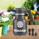 2L/0.5Gallon Electric Water Sprayer - Rechargeable Battery Powered Mister for Plants, Weeds, Cleaning & pet Cooling, Handheld Sprayer with Nozzle and Extension Wand