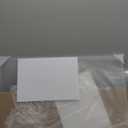 Large Clear Acrylic Dry Erase Board, 24" X 16" Golden Non-Magnetic Frameless Clear White Board for Wall, Erasable Acrylic Board for Wall, Home, Office, School, 2 Markers