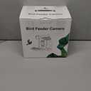 Bird Feeder with Camera, Solar Powered Outdoor Birdhouse, 2K HD AI Smart Identify Birds Species, Instant Motion Detection & Alerts, Capture BirdVideo, Gifts for Mom Dad and Bird-Lovers(Green)