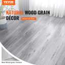 VEVOR 29 Sq.Ft Peel and Stick Floor, 36" x 6" Self Adhesive Vinyl Flooring 20 Tiles 0.62 mm Thick Light Gray Wood Grain DIY Flooring for Bedroom, Living Room, Bathroom