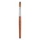 Nail Brush Kolinsky Sable Acrylic Nail Art Brush Professional Red Wooden Nail Brush (18#)