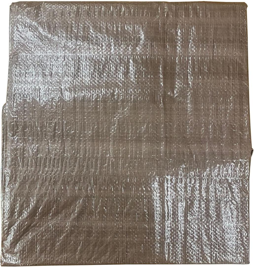 Buffalo Brown Poly Tarp, 6-Feet by 8-Feet