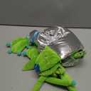 Green Alien Costume for Small Dog, Medium Dog Halloween Astronaut Outfits Alien Pet Costume Cute Hooded with Reflective Outfits for Puppy Kitten Halloween Cosplay Party(L)