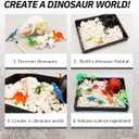 Create a Dinosaur Habitat with Dino Egg Dig Kit & Volcano Science Kit, Dinosaur Toys with Dino Eggs Excavation Set, Eruption Volcano Science Experiment, Craft Toys for Boys and Girls