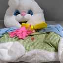Morph Easter Bunny Costume Adult Deluxe Rabbit Mascot Outfit for Men - Perfect for Easter Costumes and Events, X-Large