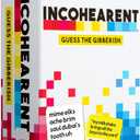 Incohearent by Relatable  Guess the Gibberish Party Game for Adults, Funny Card Game Activity for Groups, Bachelorette Party Favorite, Summer Fun for Game Night, Travel-Friendly with 300 Cards