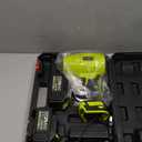 Saker Cordless Leaf Blower Portable Dust Cleaner Handheld Blowers 2 x 4.0Ah Batteries 180000 RPM Air Duster with Adjustable Speed for Drying Patio Cleaning Green