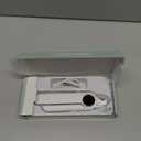 2-in-1 Dog Nail Clippers and Grinder, Electric Dog Nail Trimmer for Large Medium Small Dogs & Cats with 3 Speeds, USB Rechargeable, Quick Sensor, Splash Guard & LED Lights, Safe & Painless (White)