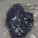 EMMIOL Long Jean Skirt for Women - Mid High Waisted A-Line Denim Maxi Skirts Dark Wash Tiered Swing Jean Skirt with Pockets, Dark Blue, Small