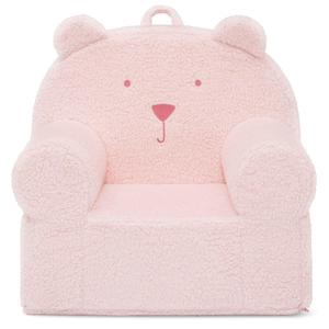 GAP babyGap Sherpa Bear Chair - Greenguard Gold Certified, Blush