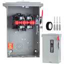 60 Amp Disconnect Switch 2 Pole 110/240V, Non-Fusible Safety Switch, Indoor&Outdoor NEMA 3R Heavy Duty, AC Disconnect Box, Rust and Corrosion Resistant