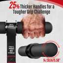 FitBeast Forearm Strengthener & Forearm Exerciser, Wrist Roller with Thicker Handle, Forearm Strength Trainer with Adjustable Strap - Ideal for Grip Strength, Muscle Building, Rehabilitation