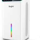 Dehumidifier for Home, 85 OZ Water Tank, (800sq.ft) Small Dehumidifiers for Bathroom Bedroom Basement with Drain Hose, Auto Shut Off, 3 Gear Timer, Sleep Mode, 7 Colors LED Light