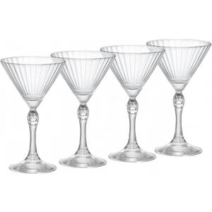 Bormioli Rocco America '20s 5.25 oz. Small Martini Glasses, Clear, Set of 4