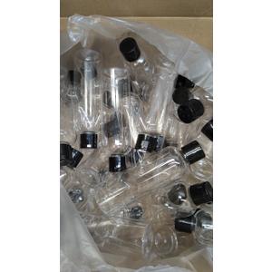 LEXININ 60 Pack 4 Oz Clear Plastic Bottles with Flip Caps, Plastic Travel Empty Bottles, Transparent Refillable Containers for Shampoo, Cream