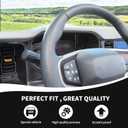 RAZPOY for Bronco Dashboard Panel Trim, Center Control Dash Board Cover Compatible with 2021-2024 Ford Bronco Carbon Fiber Interior Accessories (Not for 2025 Bronco, Not for Sport)