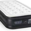 16" Queen Air Mattress Coil Beam Support Plush Velvety Top Hold Up To 660 Pounds