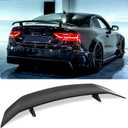 JMTBNO 47 Inch GT Rear Spoiler, Universal GT Style Wing Spoiler Trunk Spoiler Compatible with Chevy Corvette Camaro Nissan Lexus Ford Mustang Hyundai Elantra Honda Civic Nissan Toyota Mazda
