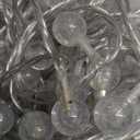 Metaku Globe Fairy Lights Battery Operated 33ft 80LED String Lights with Remote Waterproof Indoor Outdoor Hanging Decorative Christmas Lights for Home Party Patio Garden Wedding (Warm White)