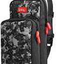 Backpack Carrying Travel Bag for Nintendo Switch/2/Lite/OLED/Console/Dock/Joy-Cons&Accessories Storage, Portable Nylon Waterproof Crossbody Shoulder Chest Sling Side Gaming Bag for Men, Camouflage