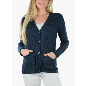 Women's Warm Heavy Knit Long Sleeve Cardigans, Size S