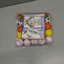 24 Pack Sports Keychain Valentines Cards for Kids School Boys Valentine Classroom Gifts Bulk Fidget Valentines Day Party Favors Stress Balls for Kids Class Gift Exchange