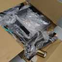 9MMML 3 Lights Kitchen Island Lighting, Modern Rectangle Linear Pendant Light, Black Frame+ Gold Socket Chandelier for Dining &Living Room Foyer Entryway Hallway,E26,Height Adjustable.