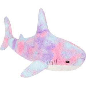 MUPI Shark Stuffed Animal Plush 17" Cute Shark Toy Plush Pillows Soft Cotton Sharks Plushies Ocean Sea Animal Doll Gifts for Boys Girls Kids AdultsRainbow
