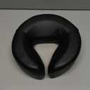 EBANKU Massage Face Cradle Cushion for Massage Tables, Universal Crescent Headrest Face Rest Neck Head Cushion Pillow for Massage Chairs Spa Bed (Black)