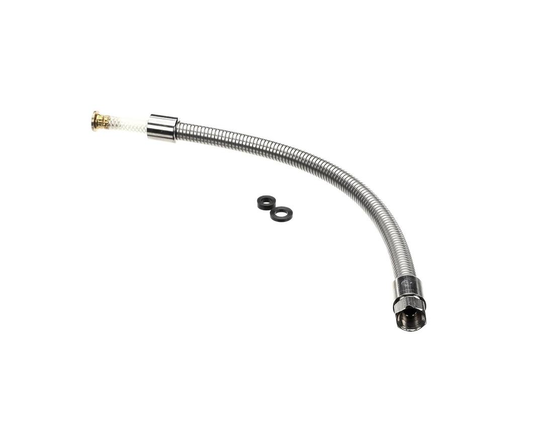 T&S Brass B-0024-H2A Flexible Stainless Steel Hose with Less Handle