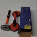 Floor Gap Fixer Tool for Laminate Floor Gap Repair Include Suction Cup and Mallet (Can't use on scraped surface floor)-Orange Kit