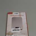 Food Kitchen Scale High-Precision Digital Scale Accurate Weighing for Baking & Cooking Enthusiasts(Silvery & White)