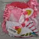 JiaDuo Girls Costume Rainbow Tutu Skirt with White Shirt, Headband & Satin Sash Rose Medium/ 2-4T