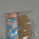 MR. CHUBBYFACE Spring Summer Dog Collar, Cute Blue Beer Dog Collar, Adjustable Durable Soft Natural Fabric Pet Collar for Small Medium Large Dogs (XS)