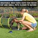 Outdoor Cat Enclosure for Indoor Cats, Portable Tent, Tunnel