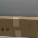 ChrisDowa Cordless Zebra Blinds for Windows, Dual Layer Free-Stop Light Filtering Window Roller Shades, Pull Down Privacy Zebra Shades for Home, Office, Bedroom, Door (38" W x 72" H, Light Grey)