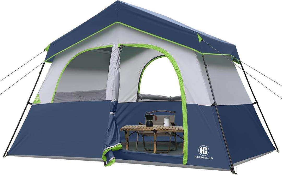 HG 6 Person Camping Tent Waterproof Family Cabin Tent for Camping