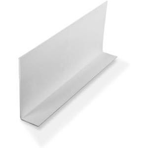 Outwater Plastics White 1" X 3" X 1/16" Thick Styrene Angle Plastic Angle Moulding 48"Lengths