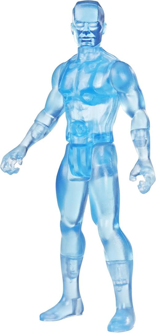 Marvel Hasbro Legends 3.75-inch Retro 375 Collection Iceman Action Figure Toy, Blue