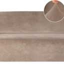 Turquoize Velvet Couch Covers Stretch Oversized Sofa Cover for 3 Cushion Large Couch Cover Thick Velvet Sofa Slipcovers with Non Slip Elastic Bottom Crafted from Soft Fabric (XL Sofa, Taupe)